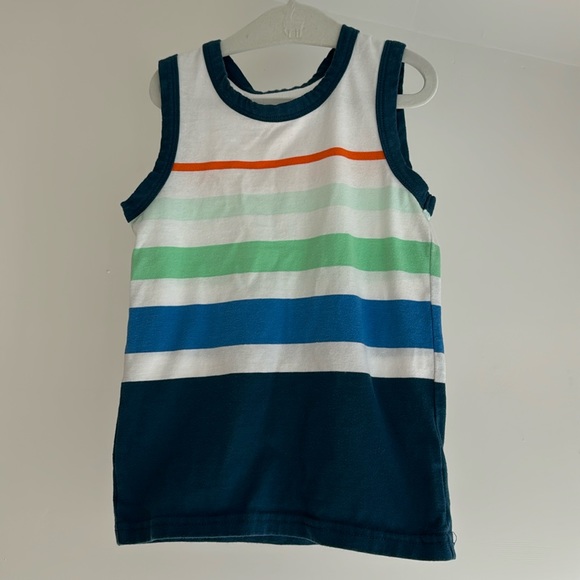 Cat & Jack Toddlers Sleeveless Striped Shirt - Picture 1 of 4
